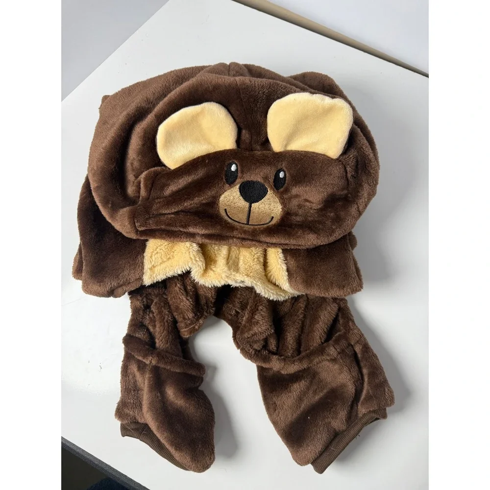 Kensington Kennel Club Brown Bear Dog Costume Fleece Hooded Pet Outfit XL